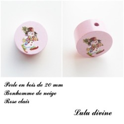 Perle en Bonhomme de neige