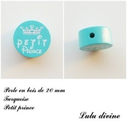 Perle en bois de 20 mm, Perle en bois, Petit prince
