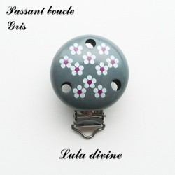 Pince bois Petites fleurs 