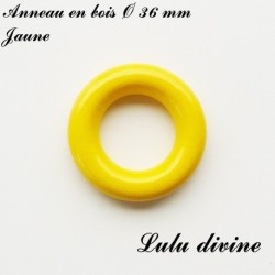 Anneau bois 36 mm sans trou