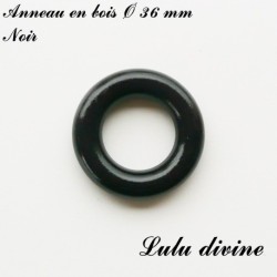 Anneau bois 36 mm sans trou