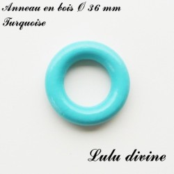 Anneau bois 36 mm sans trou