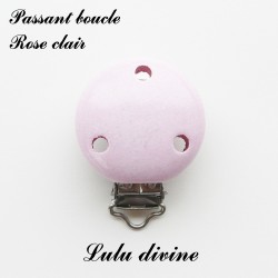 Pince / Clip en bois, attache tétine, passant uni 35 mm 2