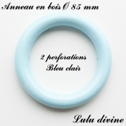 Anneau bois 85 mm avec trous