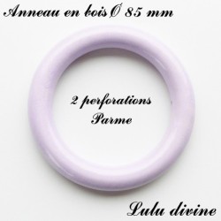 Anneau bois 85 mm avec trous