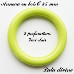 Anneau bois 85 mm avec trous
