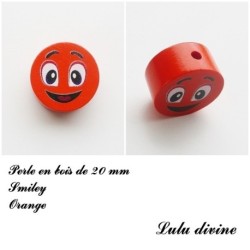 Perle en bois, Smiley