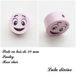 Perle en bois, Smiley