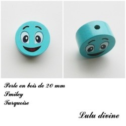 Perle en bois, Smiley