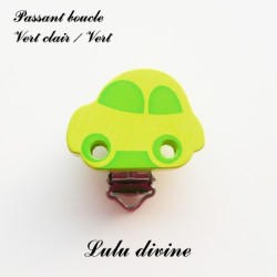 Pince / Clip en bois, attache tétine, passant, Auto / Voiture