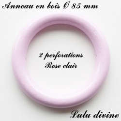Anneau bois 85 mm avec trous
