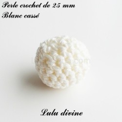 Perle en crochet Ronde Ø 25 mm