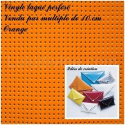 Vinyle perforé par 10 cm