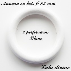 Anneau bois 85 mm avec trous