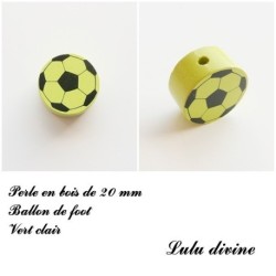Perle en bois, Ballon de foot
