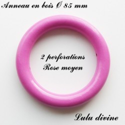 Anneau bois 85 mm avec trous