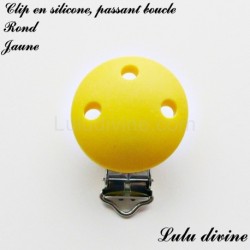 Clip silicone boucle Rond Ø 35 mm