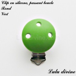 Clip silicone boucle Rond Ø 35 mm