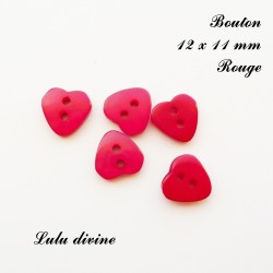 Bouton Coeur 12 x 11 mm 2