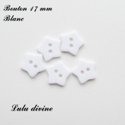 Bouton Etoile 17 mm