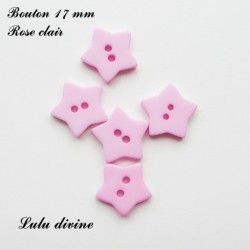 Bouton Etoile 17 mm