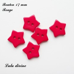Bouton Etoile 17 mm 2