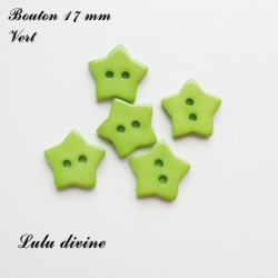 Bouton Etoile 17 mm