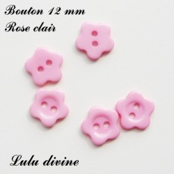 Bouton Fleur 12 mm