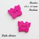 Bouton Papillon 16 x 13 mm 