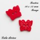 Bouton Papillon 16 x 13 mm 