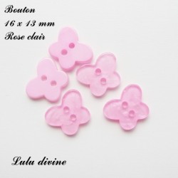 Bouton Papillon 16 x 13 mm lisse