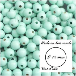 Perle en bois ronde Ø 12 mm