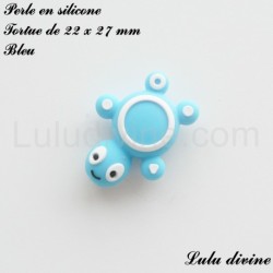 Perle en silicone Tortue